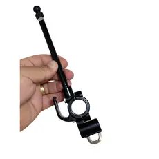 Antena Corta Pipa Anti Cerol + Trava de Capacete Guidão 6 Estágios