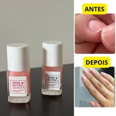 Fortalecedor De Unhas Nutribomba Base Fortalecedora Com Vitaminas A E D 1 a 3 bases Salão de beleza manicure Atacado
