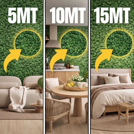 5 , 10 e 15 Metros Papel de Parede Adesivo Auto Colante Folhas Verdes Folhagem Hera Jardim Vertical Lavável Rolo Sala