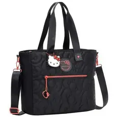 Bolsa Tote Hello Kitty Matelassê com Chaveiro