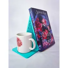 Suporte Multifuncional para Livro e Xícara – Praticidade e Estilo