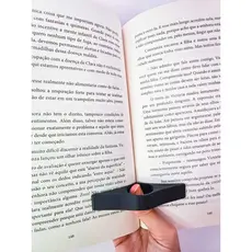 Marcador de Página Ergonômico 3D – Suporte de polegar para Leitura Confortável