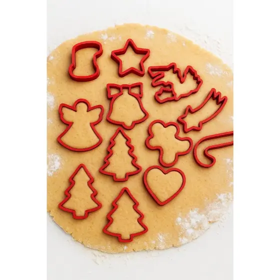 Cortador de biscoito de natal - biscoito natalino - Kit 8 e 3 peças