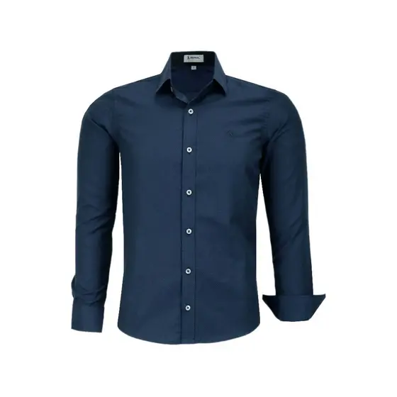 Camisa Social Amil Masculina Slim Manga Longa Passa Fácil 1765