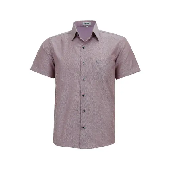 Camisa Social Amil Comfort Manga Curta Com Bolso Passa Fácil 1789