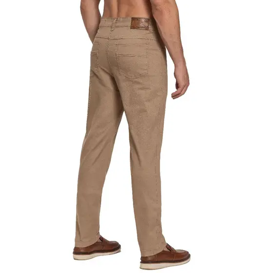 Calça Sarja Com Elastano Amil Masculina Slim Bolso Tradicional 1883