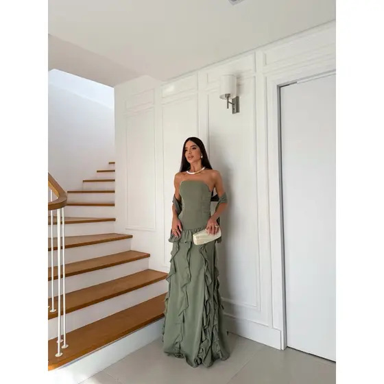 vestido longo para formatura ,madrinha ,ref168 e mimentos especial,