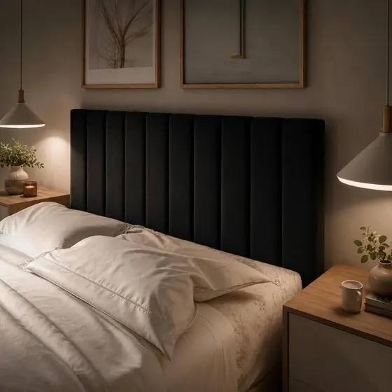 Cabeceira Moderna Com Pés 5 Cores Disponíveis Para Cama Box Casal  - LUXO