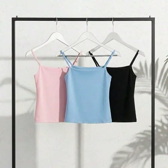 Kit 3 Regata Feminina Alcinha Blusa Feminina Alcinha Suplex