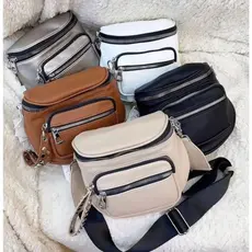 Bolsas Femininas Estilosa Pochete Transversal E Espaçosa Para Passeios Festas e Com Compartimentos