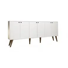 Aparador Buffet Retro Para Sala De Estar 6 Portas Guatemala