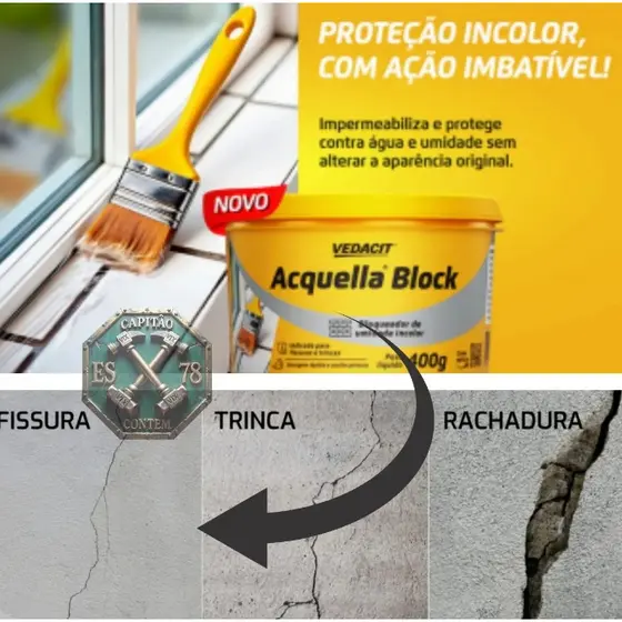 Acquella Block - Bloqueador de umidade incolor 400g