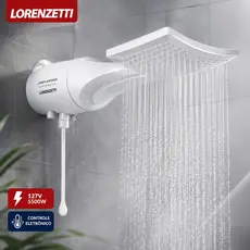 Chuveiro Loren Shower Eletrônico Lorenzetti 127V 5500W Controle Eletrônico de Temperatura