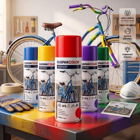 Tinta Spray Gueparcolor Multiação Cores
