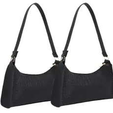 Bolsa Feminina Kit Bolsa Croco 2 Unidades Oferta Limitada Bolsa Balada Pequena LB