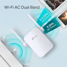 Repetidor De Sinal Re305 Tp-link Wi-fi Mesh Ac1200 Branco Novo