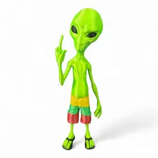 Boneco Et Alienígena Extraterrestre Grande Alien Decoração