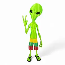 Boneco Et Alienígena Decoração Extraterrestre Grande Alien