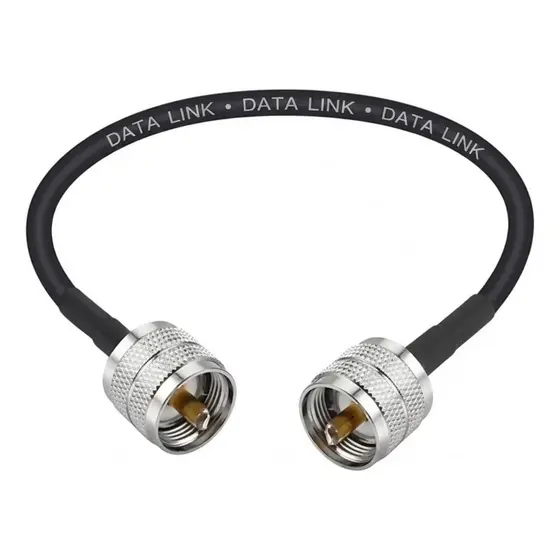 Cabo Coaxial Rg58 95%m Data Link 2 Conector Soldado 0,40cm