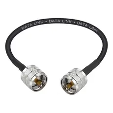 Cabo Coaxial Rg58 95%m Data Link 2 Conector Soldado 0,40cm