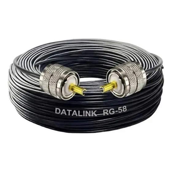Cabo Coaxial Rg58 95% Malha 20m Datalink Px Soldado