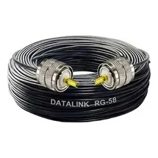 Cabo Coaxial Datalink Rg58 95% 2 Conector Brinde 30m Soldado