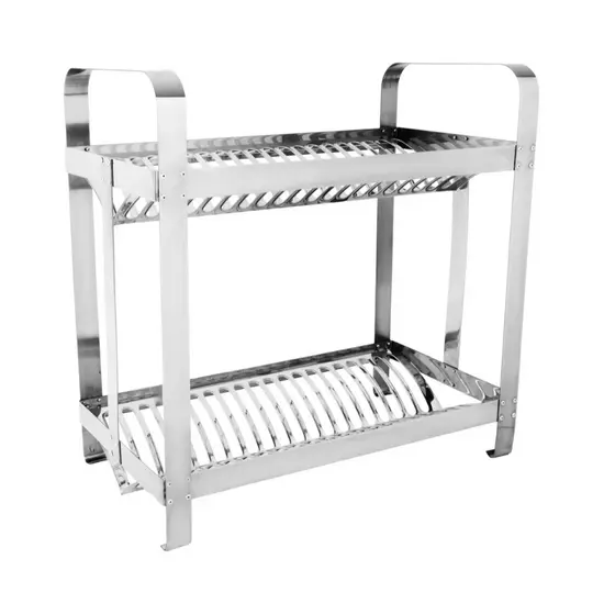Escorredor Aço Inox Hotel Restaurante Industrial 40 Pratos