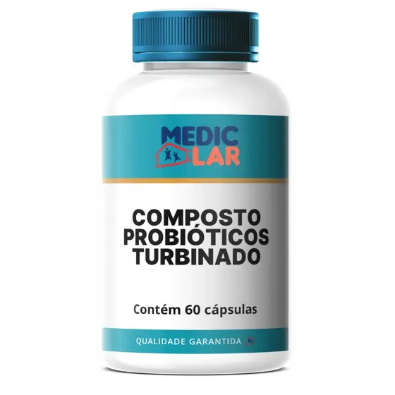 Composto Probióticos Turbinados 60 Doses