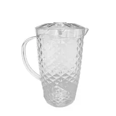 Jarra Bico de Abacaxi c/ Tampa Cristal 2,6L