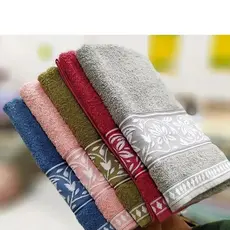 Kit 4 Toalhas de Banho Ornato 100% Algodão Cores Sortidas