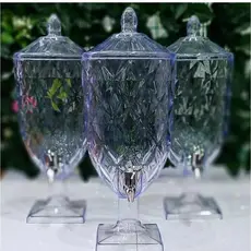 Suqueira Diamond De Acrílico Transparente 4,5 Litros