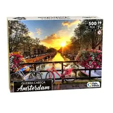 Jogo Quebra-Cabeça Amsterdam 500 Peças - Pais&Filhos