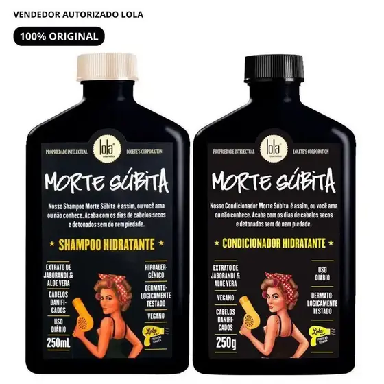 Kit Lola Cosmetics Hidratação Morte Súbita Shampoo + Condicionador