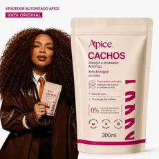Ativador e Modelador Anti-Frizz Cachos Refil 300g Ápice