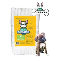 Tapete Higiênico Pet 80x60 Doguitto Premium 30 Unidades Gel Absorvente Anti Odor