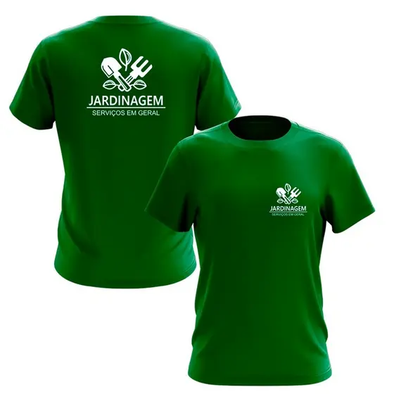 Camiseta Jardineiro Trabalho Uniforme Profissional Autônomo LojaRamalho