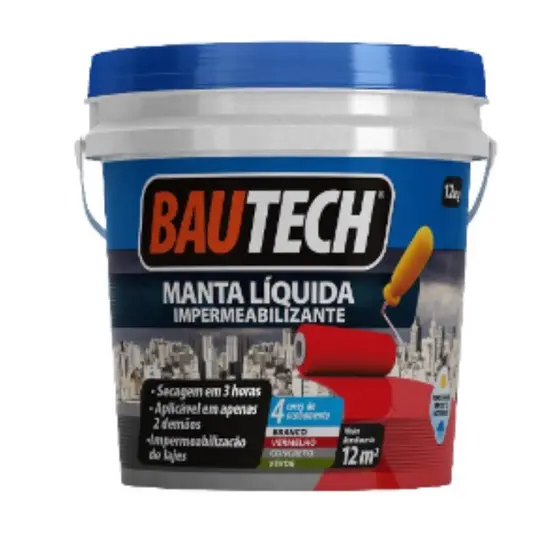 Manta Líquida Impermeabilizante Branco Bautech 12kg