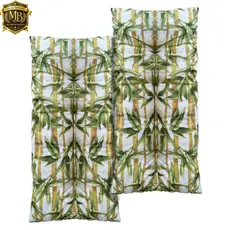 2 ALMOFADAS 95X45 PARA CADEIRA DE BAMBU ARTESANAL