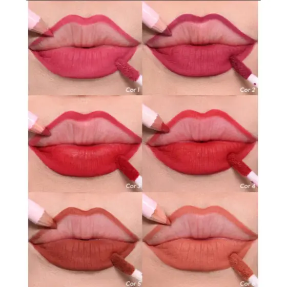 kit 2 em 1 Lápis + Batom - Lip Combo City Girls – So Sweet!