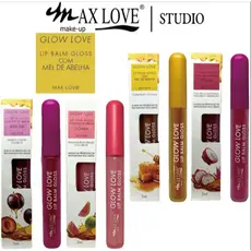 Gloss Hidratante com Mel de Abelha – Max Love Glow Love Lip Balm Ameixa Pitaya Mel 3 Aromas