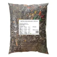 Mistura de Sementes e Frutas para Papagaio – Ração Nutritiva em 1, 3 ou 5 Kg
