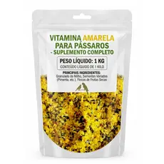 Vitamina amarela Premium Realce a Côr e Saude Dos Seus canários 1 kg