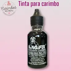 Tinta para Carimbo 40ml preta vermelha azul para Papel / Kraft / Tags / Sacolas