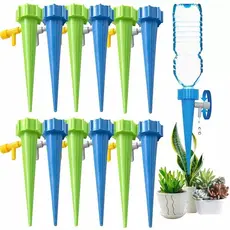 Kit Com 12/24  Gotejador Irrigador Acoplável Em Garrafa Pet Jardim Dosador Vaso Em Garrafa vivaloja_viva