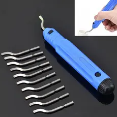 Escareador Rebarbador Tipo Caneta Com 10 Lâminas Extras