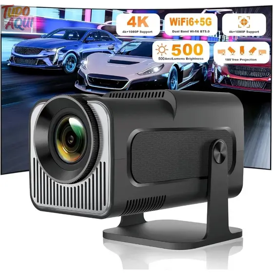 Atualizado Projetor Smart HY320/HY300 Android Full HD 1920x1080 Bluetooth Wi-fi