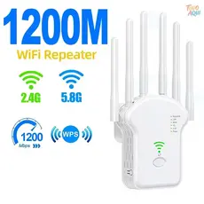 Repetidor Wifi 2800m 6 Antenas Roteador Amplificador De Sinal Modem 1200MBPS