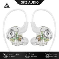 Fone De Ouvido Profissional Qkz Ak6 Ultra Driver Intraauricular Dinâmico Magnético 10mm Gamer Original
