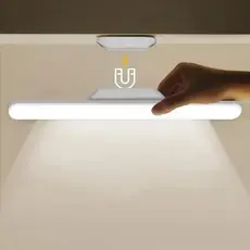 Luminária De Led Sobrepor Bastão Recarregável Sem Fio Com Suporte Magnético E Touch 3 cores com Controle Remoto 32CM