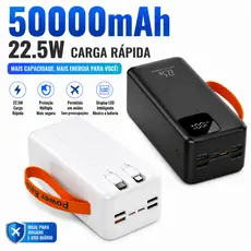 Carregador Portátil grande 50000mah/30000mah/2000mah/10000mah Turbo 22,5W PD carregamento ultrarrápido LOJA